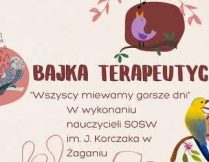 Więcej o Bajka terapeutyczna o smutku – nagranie SOSW w Żaganiu.