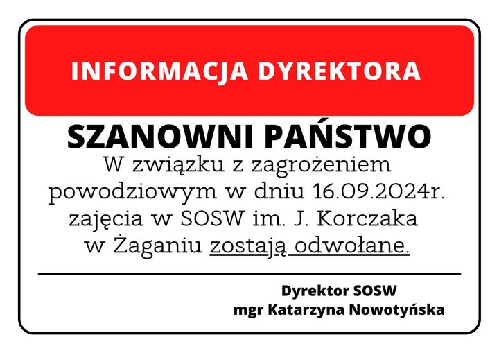 Zawieszenie zajęć dydaktycznych