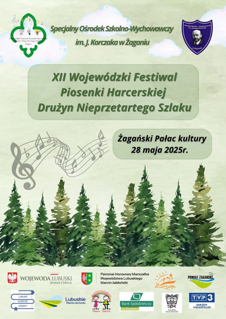 XII Wojewódzki Festiwal Piosenki Harcerskiej Drużyn Nieprzetartego Szlaku - Żagań maj 2025r.