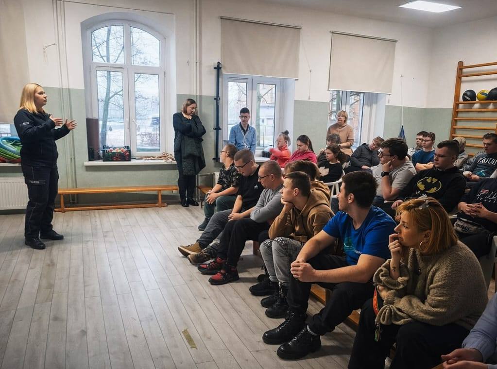  Zajęcia profilaktyczne – bezpieczne ferie zimowe w SOSW w Żaganiu