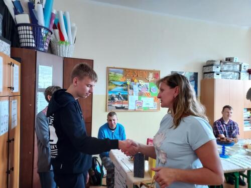 Przyjęcie urodzinowe w klasie 2a-3aSSPDP